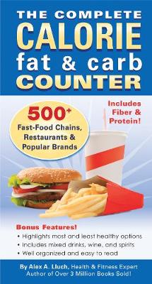 Book cover for The Complete Calorie Fat & Carb Counter