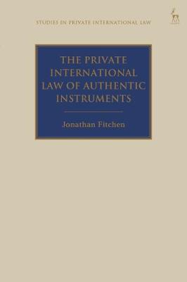 Cover of The Private International Law of Authentic Instruments