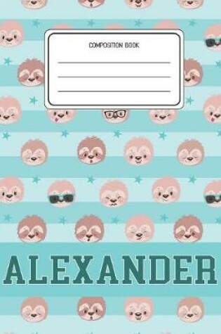 Cover of Composition Book Alexander