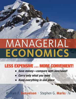 Book cover for Managerial Economics, Seventh Edition Binder Ready Version