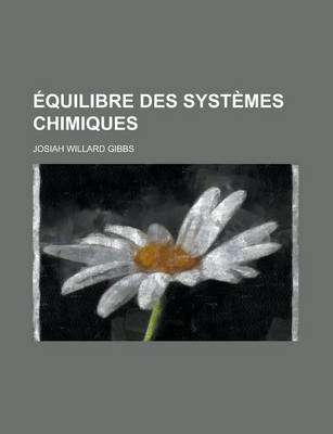 Book cover for Equilibre Des Systemes Chimiques