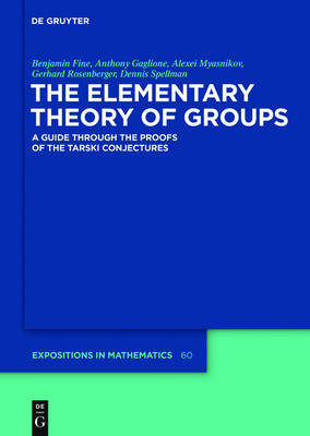 Cover of The Elementary Theory of Groups