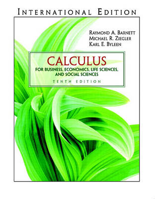 Cover of Calculus for Business, Economics, Life Sciences and Social Sciences