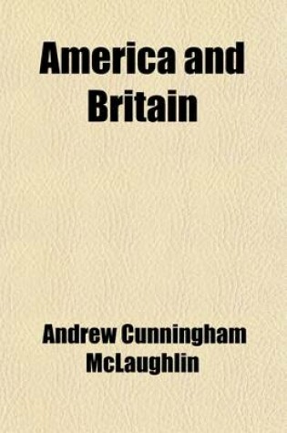 Cover of America and Britain