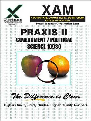 Book cover for Praxis 10930 Government/Political Science