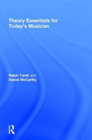 Cover of Theory Essentials for Today's Musician (Textbook)