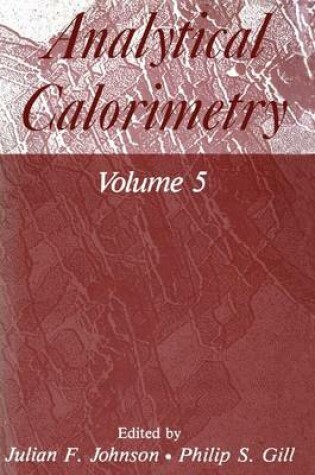 Cover of Analytical Calorimetry