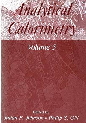 Book cover for Analytical Calorimetry