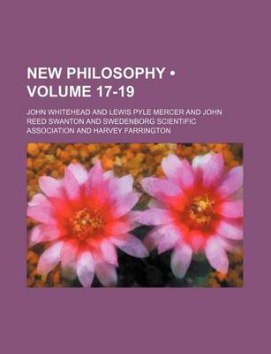 Book cover for New Philosophy (Volume 17-19)