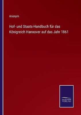 Book cover for Hof- und Staats-Handbuch für das Königreich Hannover auf das Jahr 1861