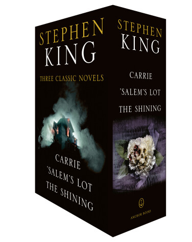 Book cover for Stephen King Three Classic Novels Box Set: Carrie, 'Salem's Lot,The Shining