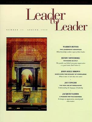 Book cover for Leader to Leader (LTL), Volume 12, Spring 1999