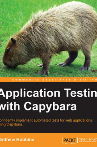 Cover of Application Testing with Capybara