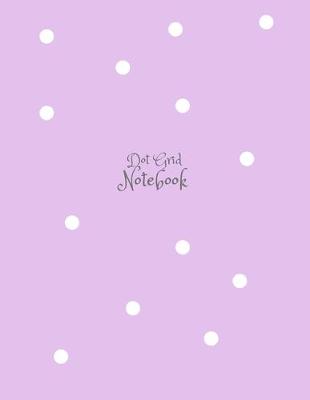 Book cover for Inverse Purple Pastel Stylish Modern Dotted Notebook, Dot Grid Sketcher (8.5x11) Large Journal