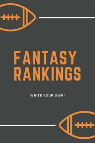 Cover of Fantasy Rankings Write Your Own