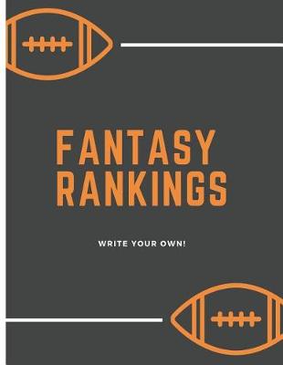 Book cover for Fantasy Rankings Write Your Own