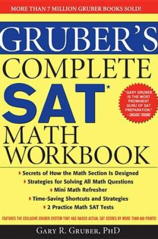 Cover of Gruber's Complete Sat Math Workbook
