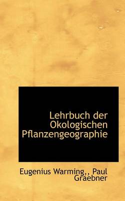 Book cover for Lehrbuch Der Okologischen Pflanzengeographie