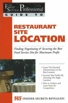 Book cover for Food Service Professionals Guide to Restaurant Site Location