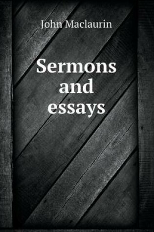 Cover of Sermons and essays