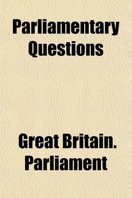 Book cover for Parliamentary Questions