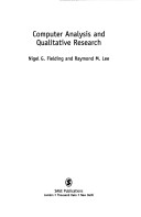 Cover of Computer Analysis and Qualitative Research