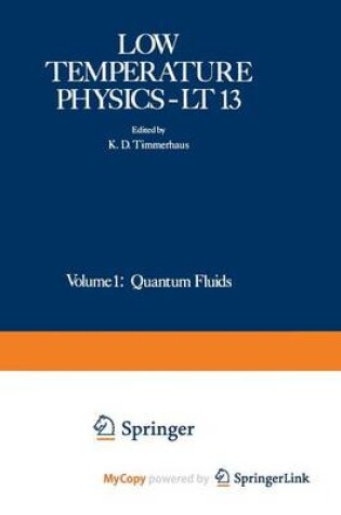 Cover of Low Temperature Physics-LT 13