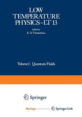 Book cover for Low Temperature Physics-LT 13