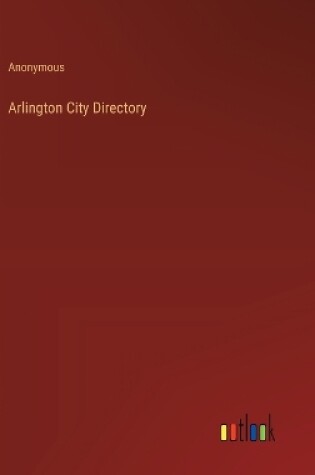 Cover of Arlington City Directory