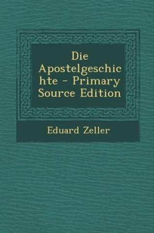 Cover of Die Apostelgeschichte