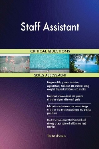 Cover of Staff Assistant Critical Questions Skills Assessment