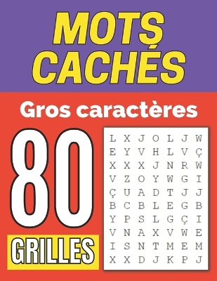 Book cover for Mots cachés Gros caractère