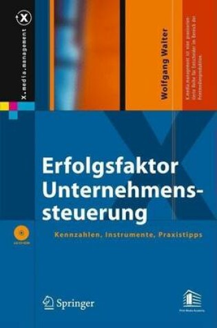 Cover of Erfolgsfaktor Unternehmenssteuerung: Kennzahlen, Instrumente, Praxistipps