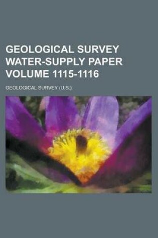 Cover of Geological Survey Water-Supply Paper Volume 1115-1116
