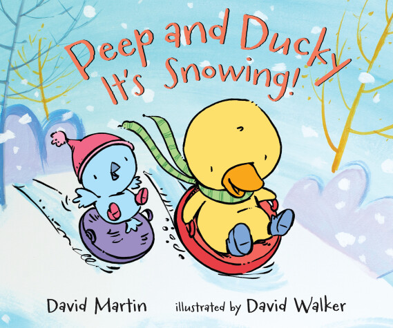 Book cover for Peep and Ducky It's Snowing!