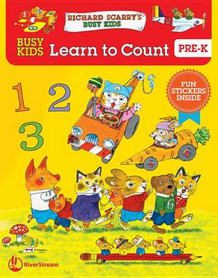 Book cover for Busy Kids Learn to Count!