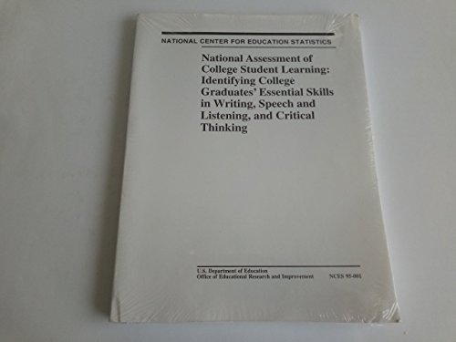 Book cover for National Assessment of College Student Learning