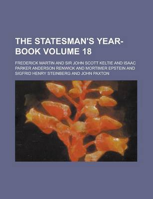 Book cover for The Statesman's Year-Book Volume 18