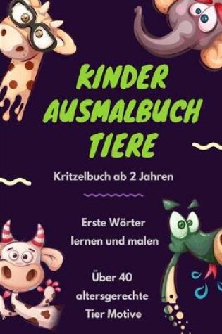 Cover of Kinder Ausmalbuch Tiere