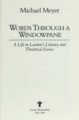 Cover of Words Through a Windowpane