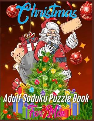 Book cover for Christmas Adult Soduku Puzzle Book For Men