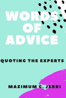Book cover for Words of Advice