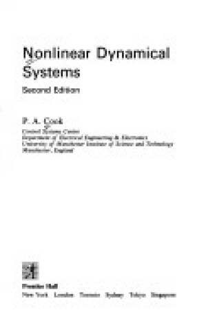 Cover of Nonlinear Dynamical Systems