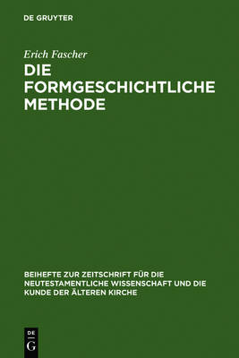 Cover of Die formgeschichtliche Methode