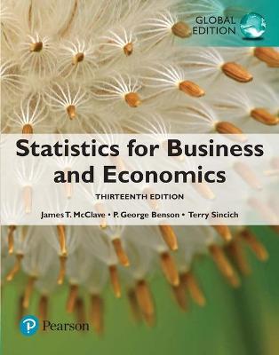 Book cover for Statistics for Business and Economics, Global Edition