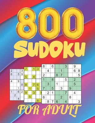 Book cover for 800 Sudoku for Adult