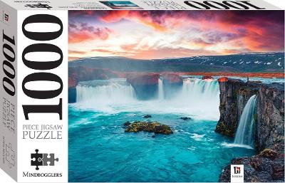 Book cover for Mindbogglers 1000 Piece Jigsaw Godafoss Waterfall Iceland