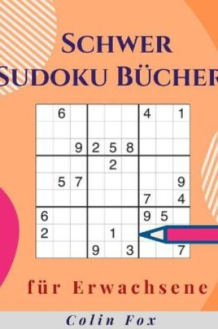 Cover of Schwer Sudoku Bücher für Erwachsene