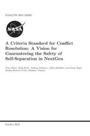 Cover of A Criteria Standard for Conflict Resolution