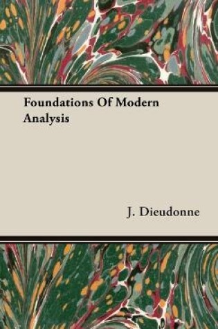 Cover of Foundations Of Modern Analysis